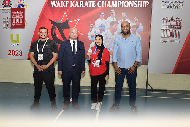 University of Petra Achieves Two Silver Medals in the West Asia Karate Championship