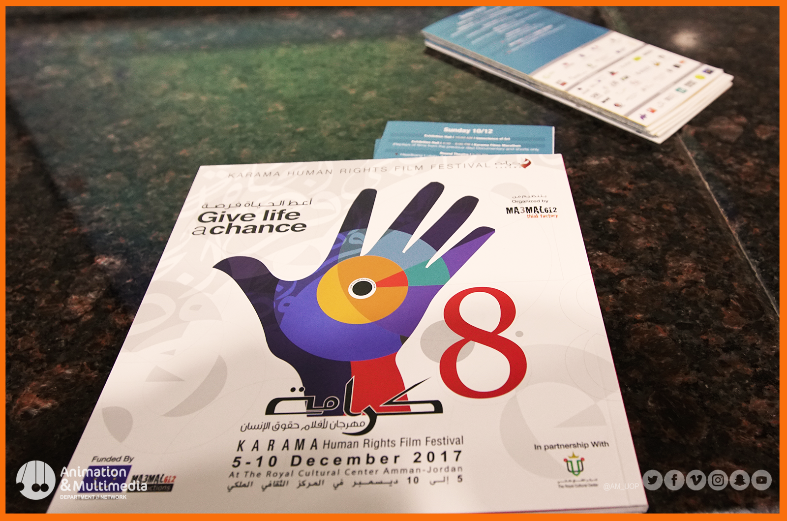UOP-FAD Hosts Show of Films Participating in Karama Human Rights Film Festival