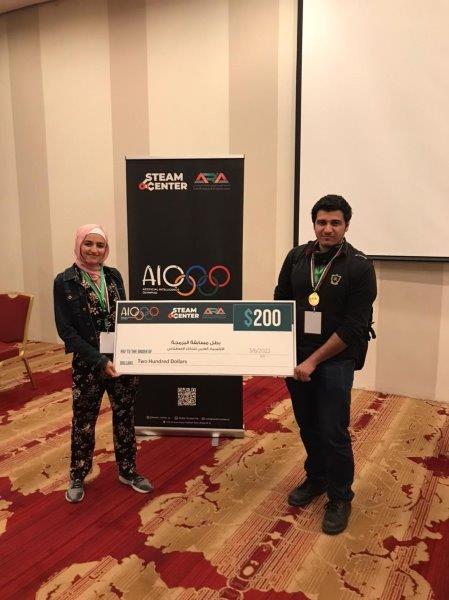 FIT-UOP Wins First and Second Place in Arab Olympiad for Artificial Intelligence