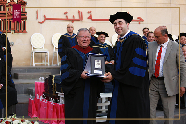 UOP President Confers Distinguished Teacher Award Upon Prof. AbuRub