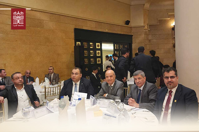رئيس جامعة البترا يشارك في حفلِ تكريمِ أوائلِ الطلبة الوافدين الذين يدرسون في مؤسسات التعليم العالي