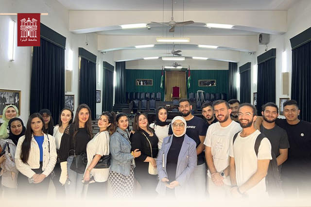 Mass Communication Students at University of Petra Visit Museum of Parliamentary Life
