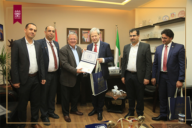 The Chemistry Department at the University of Petra hosts international researchers to promote scientific partnerships