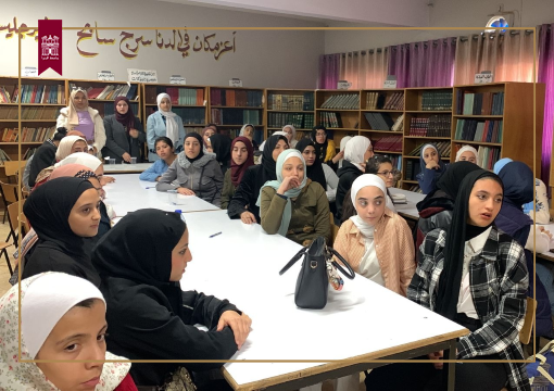 لجنة مكافحة التدخين في جامعة البترا تنظم فعالية عن التدخين في مدرسة حي نزال
